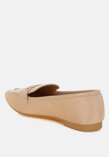 Penny Strap Studded Loafers by Mode