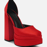 MARTINI Red Sky High Platform Sandals in Red#color_red