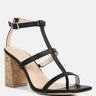 MIRABELLA Open Square Toe Block Heel Sandals in Black#color_black