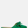 makeover studded bow flat mules#color_green