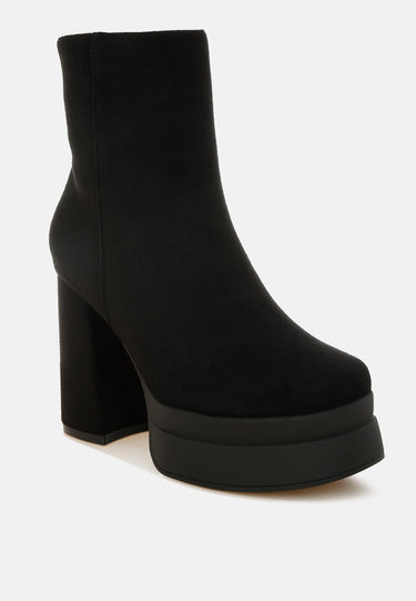 Maltese Soft Microfiber Block Heel Boots