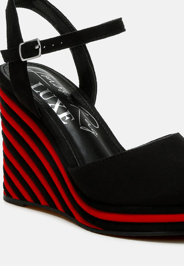 Dual Tone Wedge Sandals by RAG