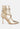 Marinta Metallic Slim Flared Heel Strappy Boots