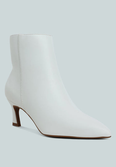 Migelo Faux Leather Ankle Boots