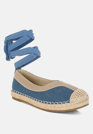 Nalya Detachable Lace Up Espadrille Sandals by Mode