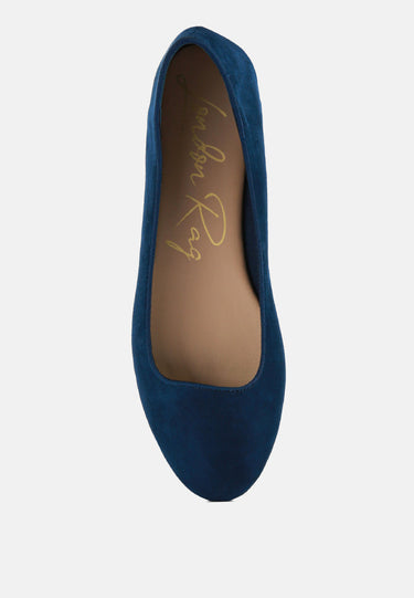 eyeore microfiber casual ballerinas#color_navy