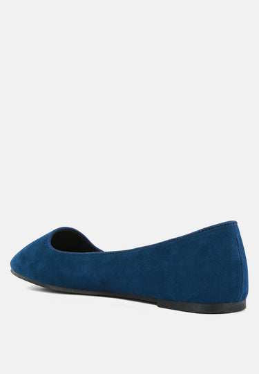 eyeore microfiber casual ballerinas#color_navy