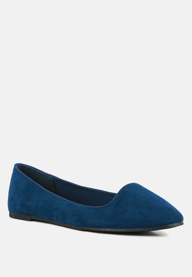 eyeore microfiber casual ballerinas#color_navy