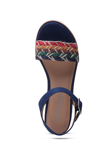 Dominga Cork Wedge Sandals