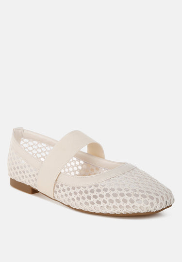 Mid-Foot Strap Ballerinas by Mode
