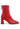 Faux Leather Square Toe Ankle Boots by RAG