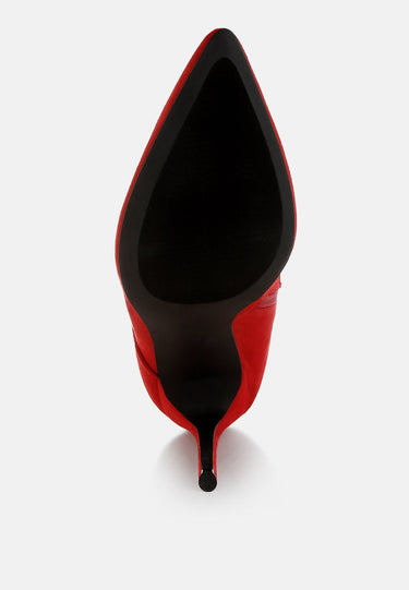 Nesta Stiletto Heel Lace Up Boots