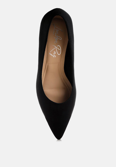 Nivara Pointy Toe Kitten Heels