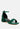 nocturnal rhinestone embellished shimmer sandals#color_green