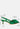 okshak satin bow slingback sandals#color_green