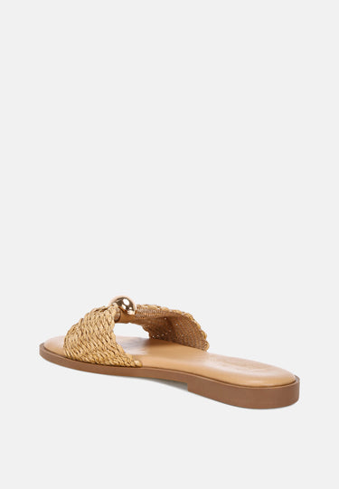 Onawa Woven Strap Slip on Flats