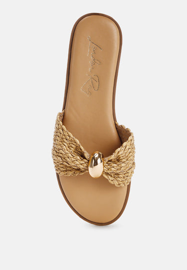Onawa Woven Strap Slip on Flats