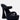 PIN-UP Black Braided High Heel Sandals-Black