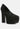 POPPINS Black Diamante Platform Heel Block Pumps_bLACK