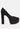 POPPINS Black Diamante Platform Heel Block Pumps_bLACK