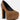 POPPINS Tan Diamante Platform Heel Block Pumps_TAN