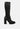 presto black stretchable satin long boot#color_black