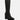presto black stretchable satin long boot#color_black