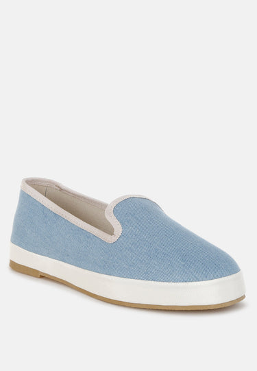Palin Denim Slip on Loafers
