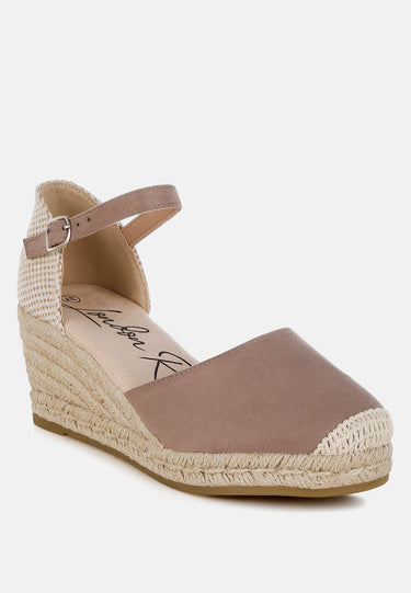 Microfiber Espadrilles Sandals by Mode