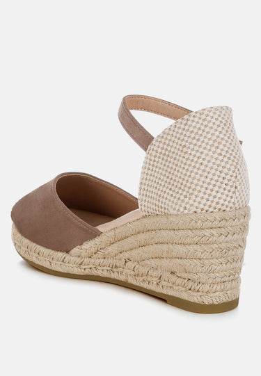 Microfiber Espadrilles Sandals by Mode