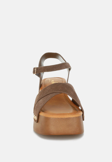 Pikansa Studded Real Suede Clog Sandals by Mode