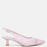 siev rhinestone slingback mules#color_pink