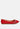 playasu rhinestone faux leather ballerinas#color_red