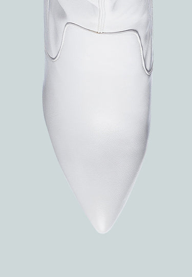 zahara faux leather block heeled boots#color_white