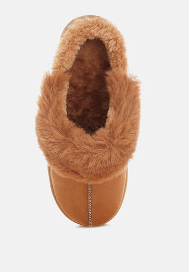 Portho Faux Fur Slip Ons