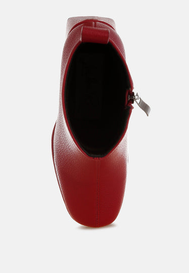 Poulin Faux Leather Chelsea Boots