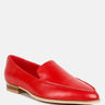 RICHELLI Metallic Sling Detail Loafers in Red#color_Red