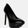 ROTHKO Black Platform Stiletto Sandals#color_black
