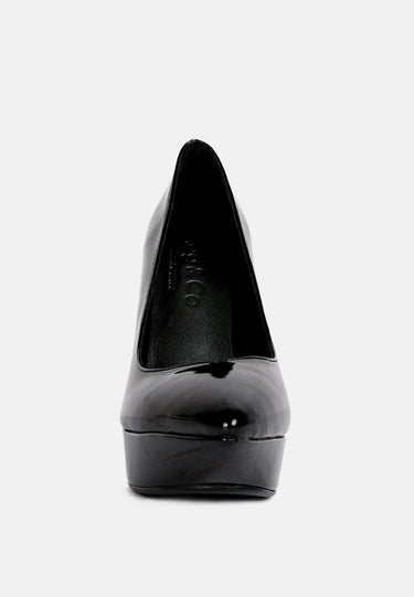 ROTHKO Black Platform Stiletto Sandals#color_black