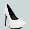 ROTHKO White Patent Stiletto Sandals#color_white