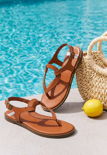 Torad Thong Toe Cut-Out Flats