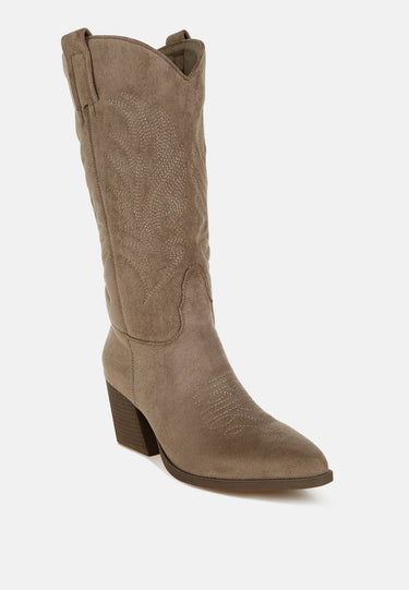 Microfiber Long Cowboy Boots by RAG
