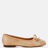rubyrose suede bow embellished ballerinas#color_beige