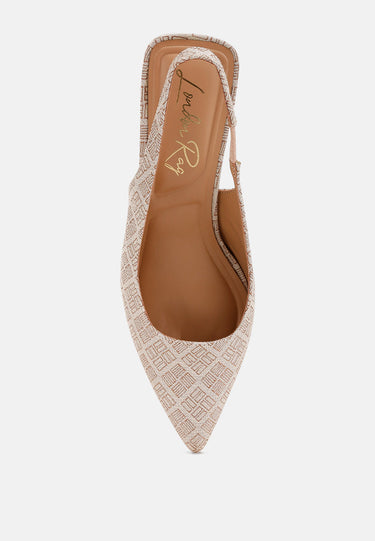 Faina Pointed Toe Kitten Heel Pumps