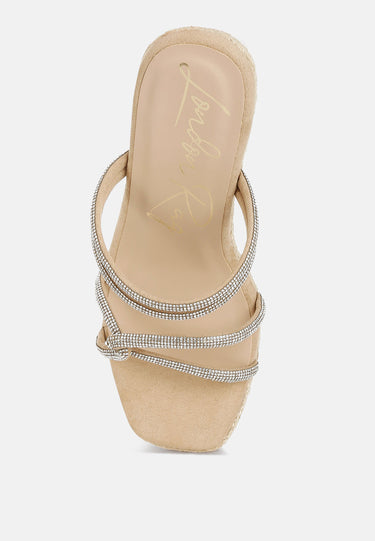 Enocha Rhinestones Embellished Espadrilles
