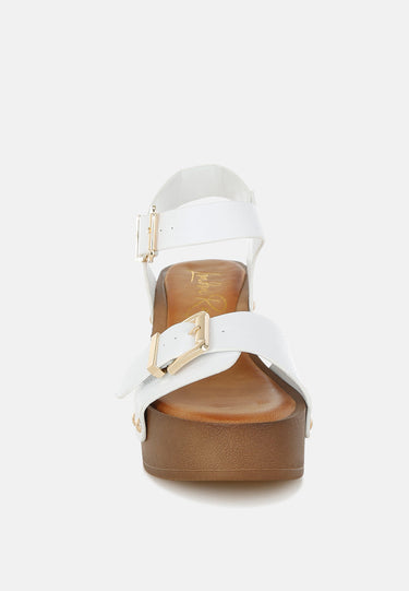 Ompasa Genuine Leather Clog Sandals by Mode