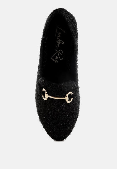 Danbury Horsebit Detail Shiny Loafers