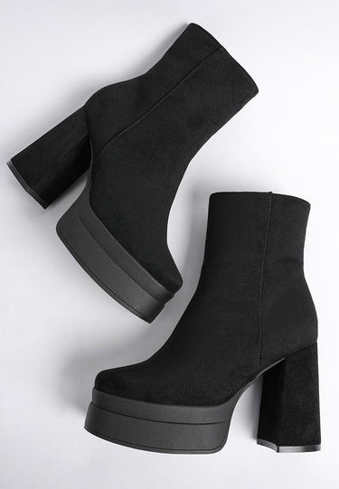 Maltese Soft Microfiber Block Heel Boots