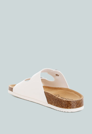 Gloriosa the Double Strap Slide Sandals