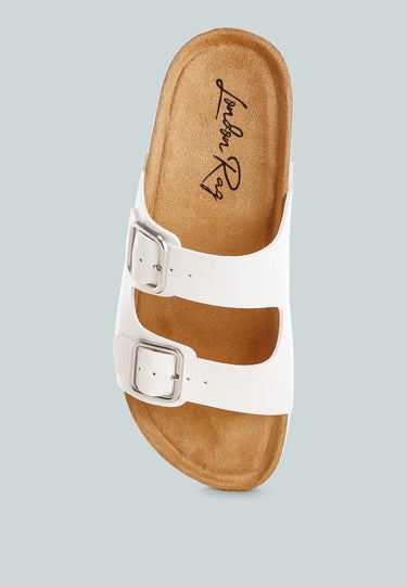Gloriosa the Double Strap Slide Sandals